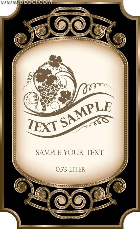 Wine Labels Template Why Is Wine Labels Template So Famous? - AH – STUDIO Blog